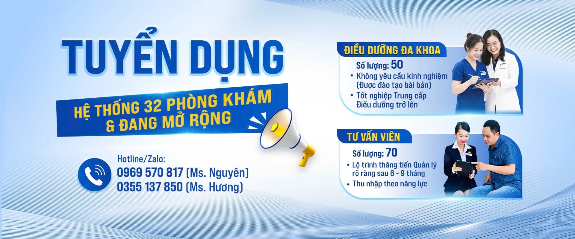 IVY tuyển dụng — Hệ thống 32 phòng khám & đang mở rộng